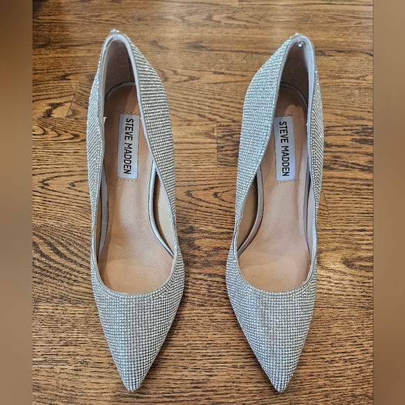New Steve Madden Daise Crystal Pumps - Picture 7 of 7